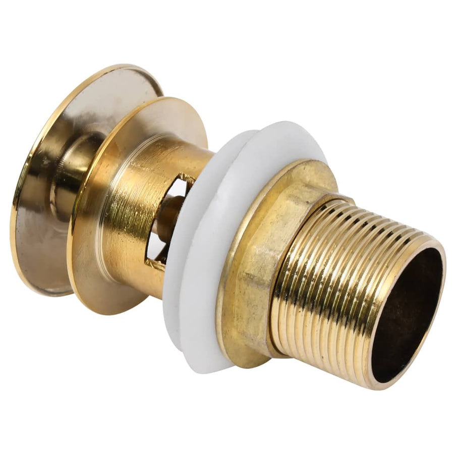 Afvoer Pop-Up Zonder Overloop 6,4X6,4X9,1 Cm Kleurig Goud Zonder overloopfunctie