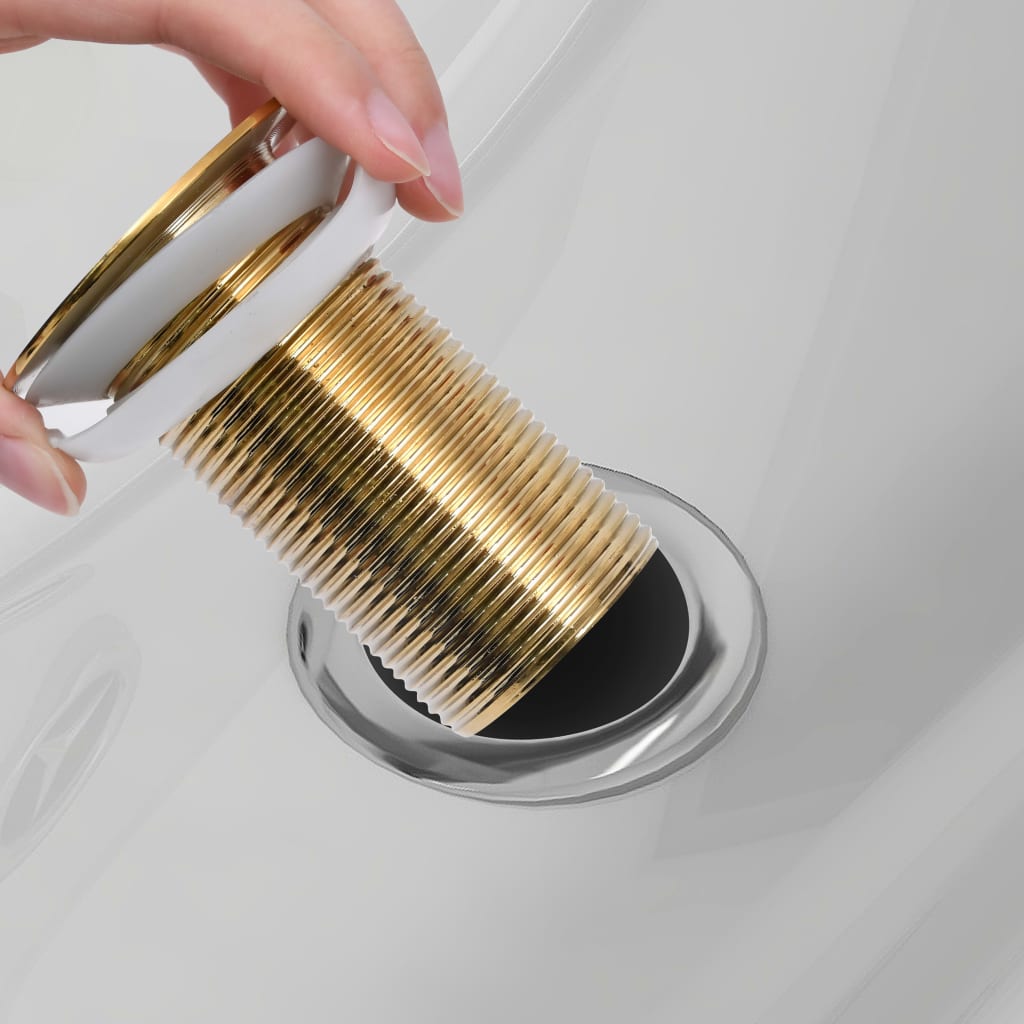 Afvoer Pop-Up Zonder Overloop 6,4X6,4X9,1 Cm Kleurig Goud Zonder overloopfunctie