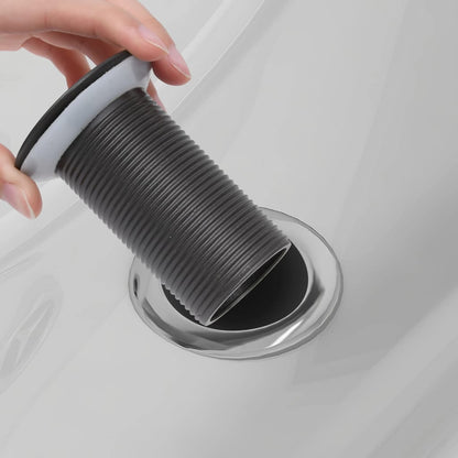 Afvoer Pop-Up Zonder Overloop 6,4X6,4X9,1 Cm Grijs Zonder overloopfunctie