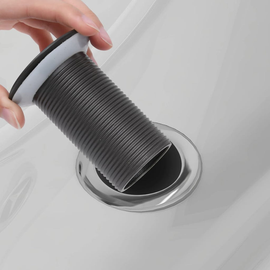 Afvoer Pop-Up Zonder Overloop 6,4X6,4X9,1 Cm Grijs Zonder overloopfunctie