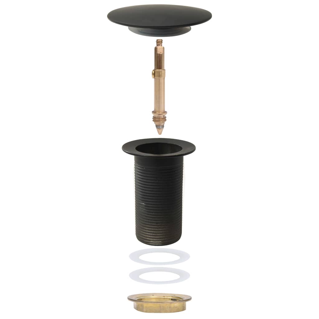 Afvoer Pop-Up Zonder Overloop 6,4X6,4X9,1 Cm Grijs Zonder overloopfunctie