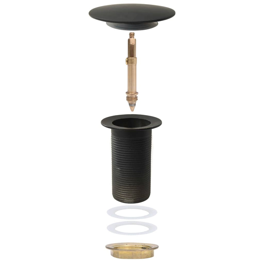 Afvoer Pop-Up Zonder Overloop 6,4X6,4X9,1 Cm Grijs Zonder overloopfunctie