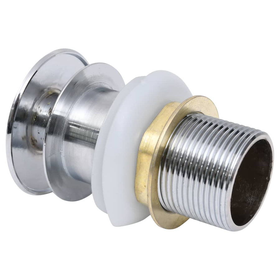 Afvoer Pop-Up Zonder Overloop 6,4X6,4X9,1 Cm Kleurig Zilver Zonder overloopfunctie
