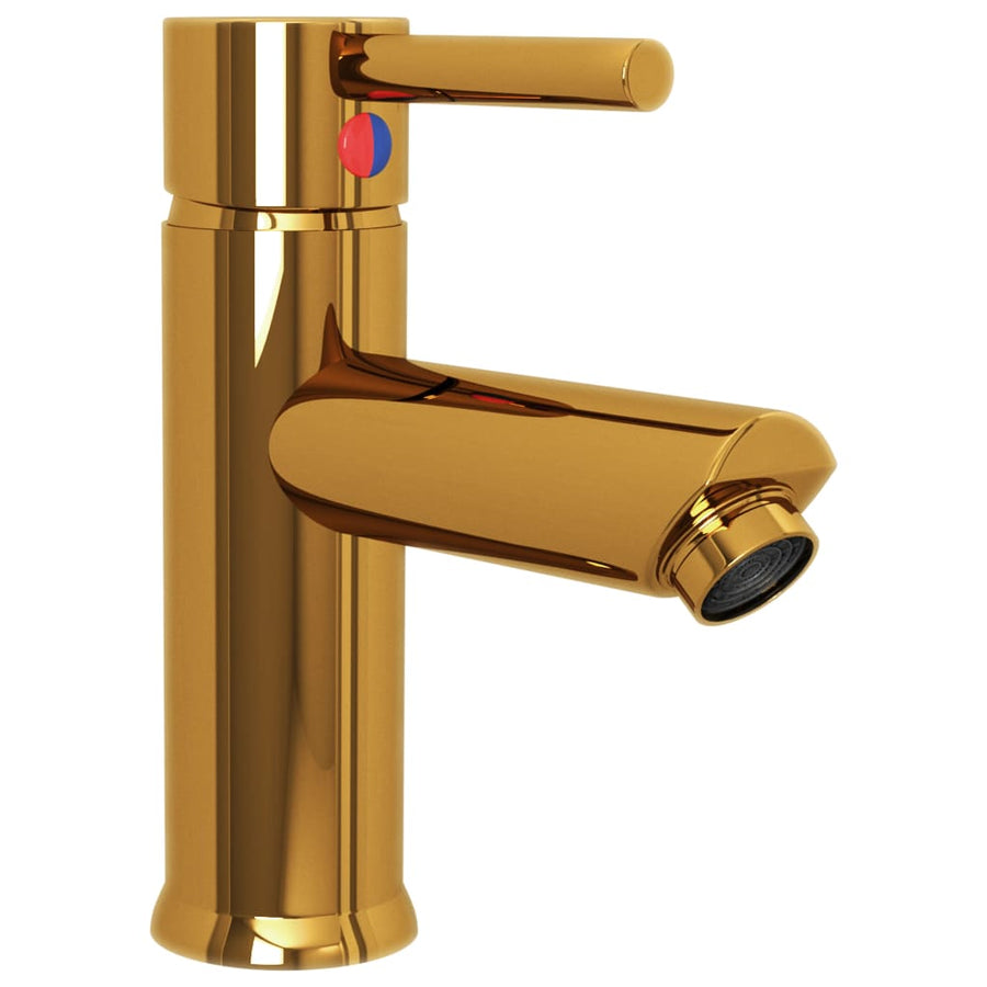 Wastafelkraan 130x176 mm goudkleurig Goud