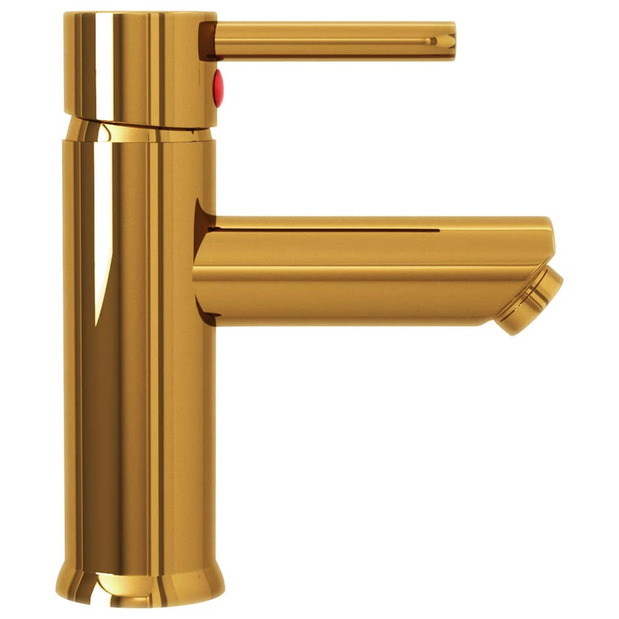 Wastafelkraan 130x176 mm goudkleurig Goud