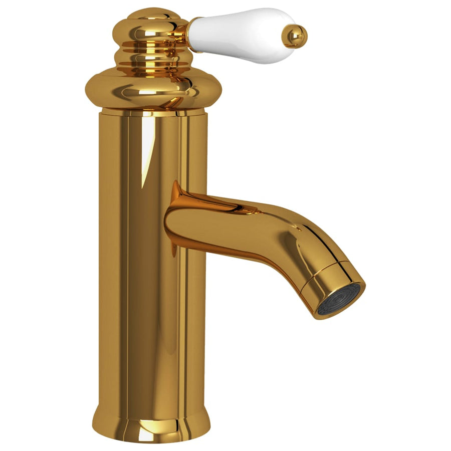 Wastafelkraan 130x180 mm goudkleurig Goud