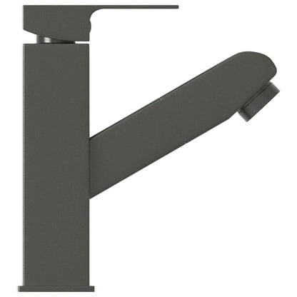 Wastafelkraan Met Uittrekfunctie 157X172 Mm Grijs