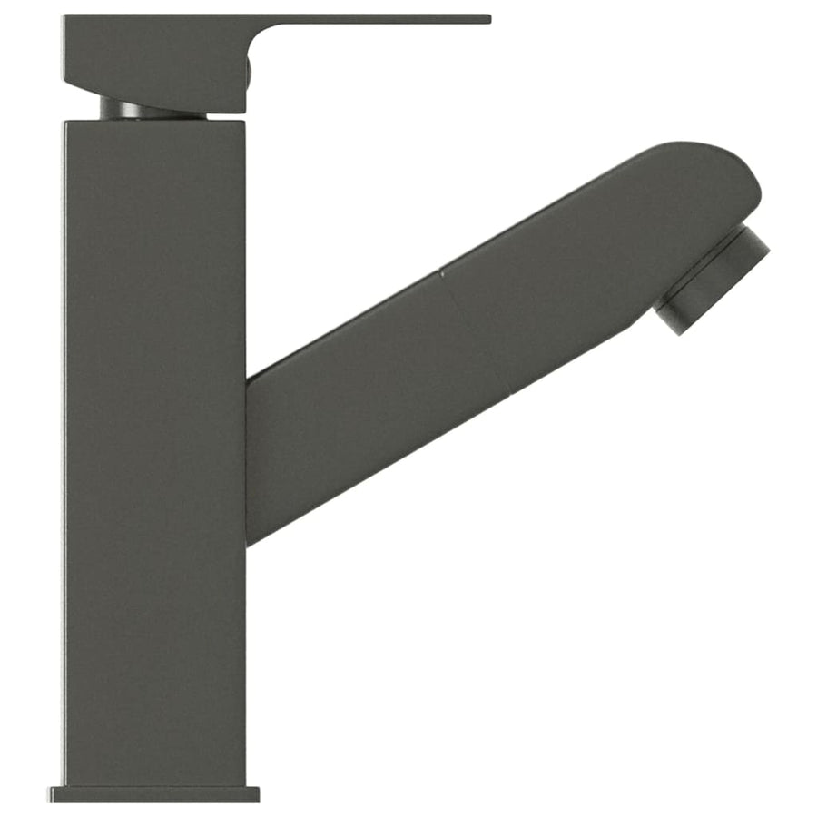 Wastafelkraan Met Uittrekfunctie 157X172 Mm Grijs