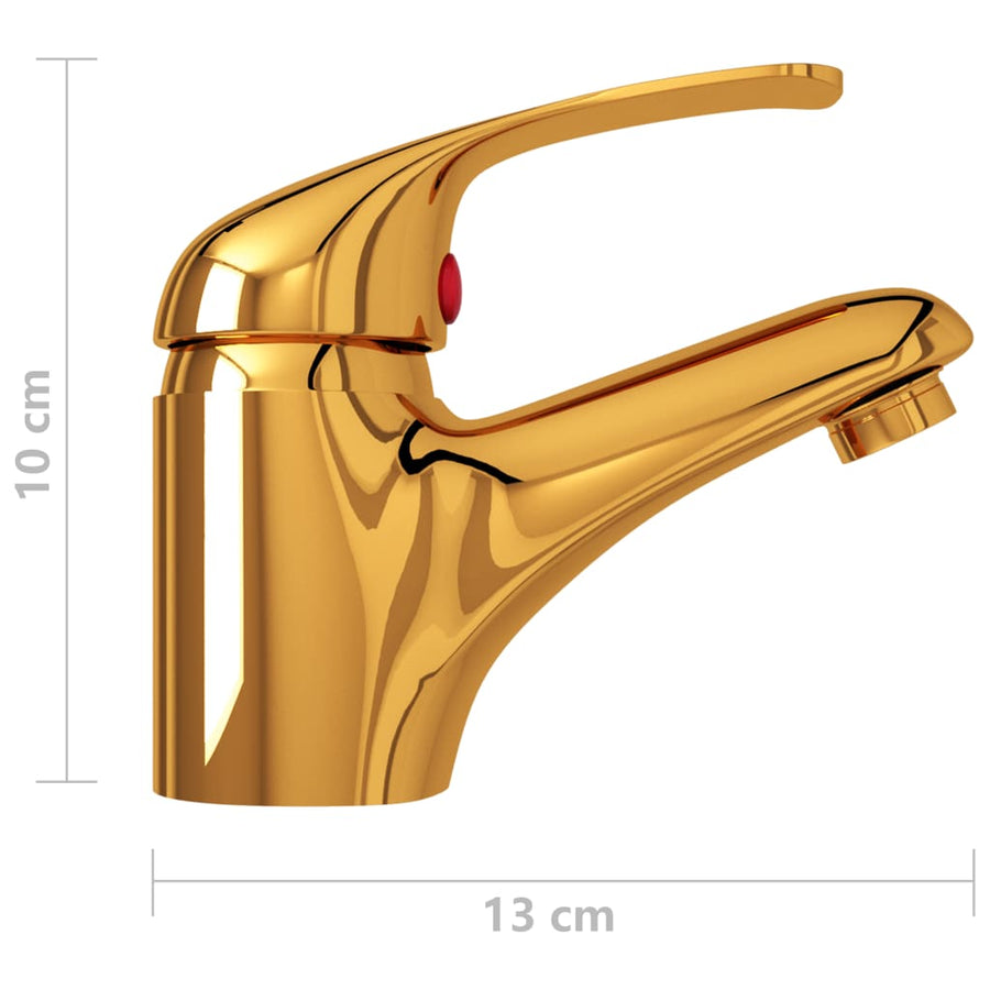 Mengkraan 13x10 cm goudkleurig Goud