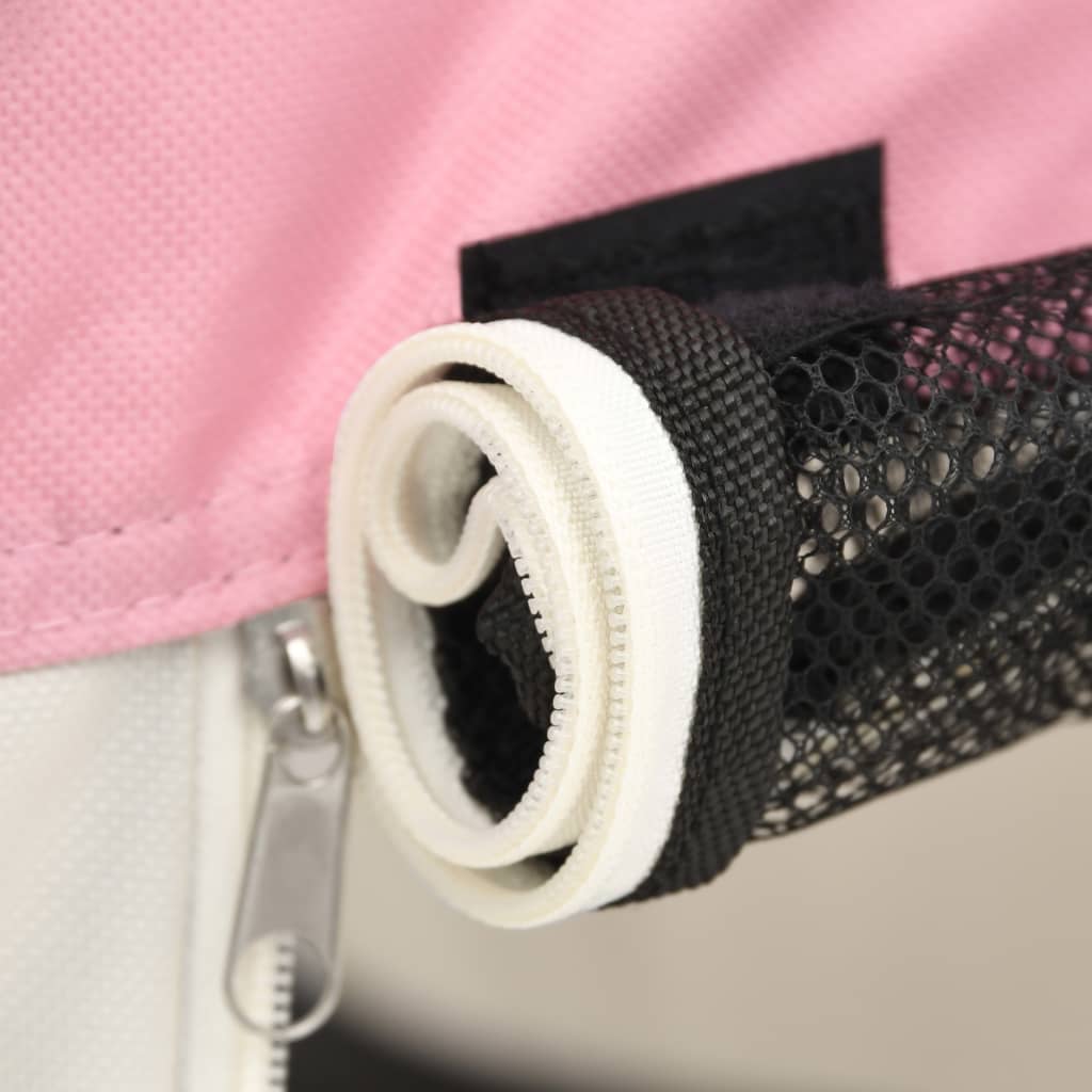 Hondenren inklapbaar met draagtas 110x110x58 cm roze 110 x 110 x 58 cm Roze