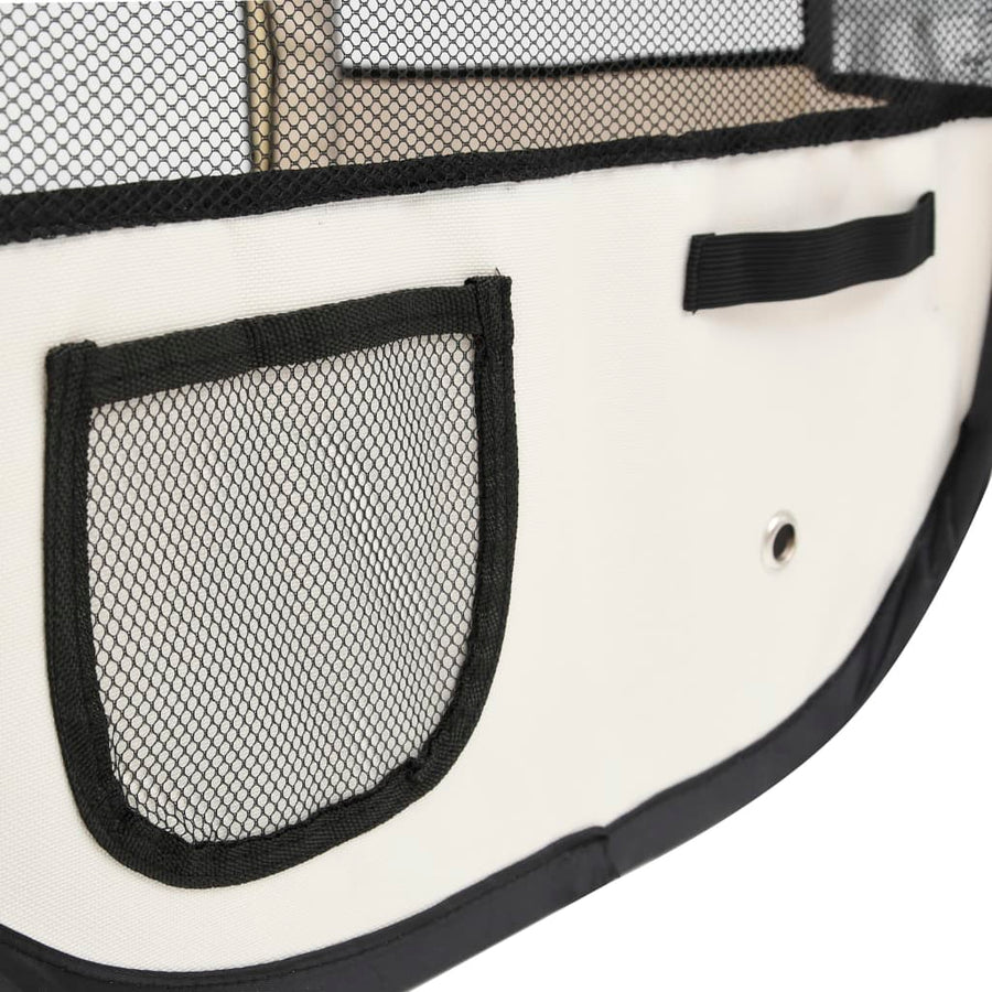 Hondenren inklapbaar met draagtas 145x145x61 cm roze 145 x 145 x 61 cm Roze