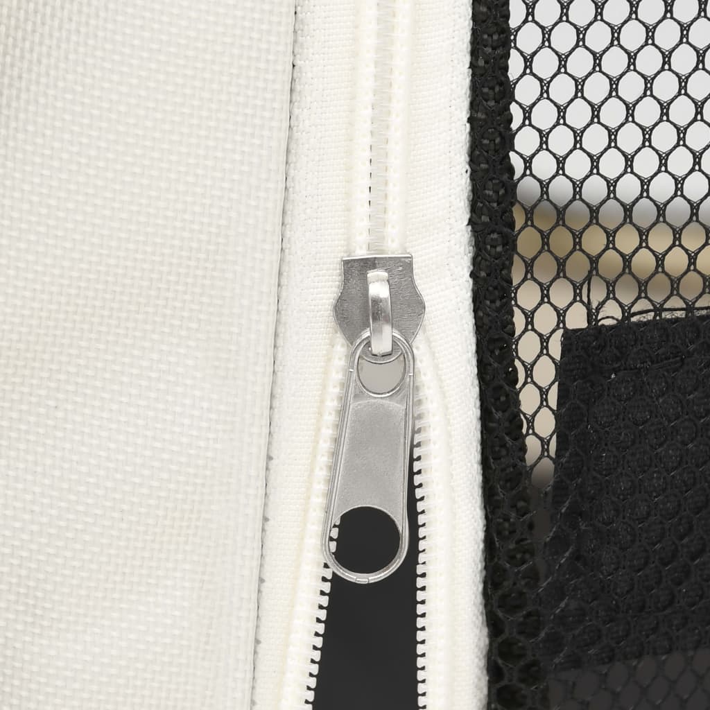 Hondenren inklapbaar met draagtas 110x110x58 cm blauw 110 x 110 x 58 cm Blauw