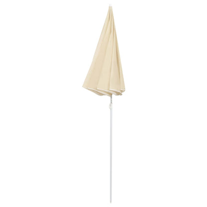 Parasol Met Stalen Paal 180 Cm Kleurig Zand