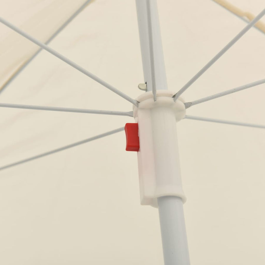 Parasol Met Stalen Paal 180 Cm Kleurig Zand