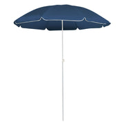 Parasol 180 cm blauw stalen paal