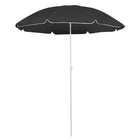 Parasol Met Stalen Paal 180 Cm Kleurig Antraciet