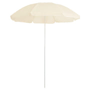 Parasol 180 cm zandkleurig staal