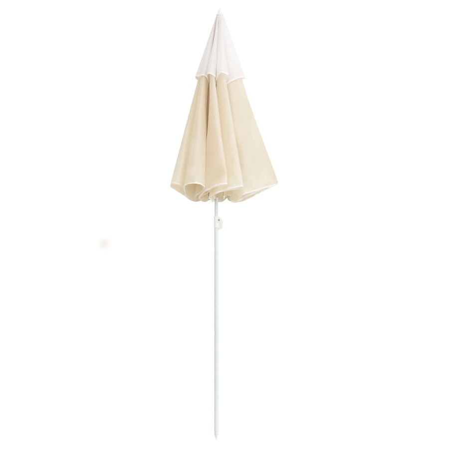 Parasol Met Stalen Paal 180 Cm Kleurig Zand