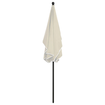 Parasol Met Paal 210X140 Cm Kleurig Zand