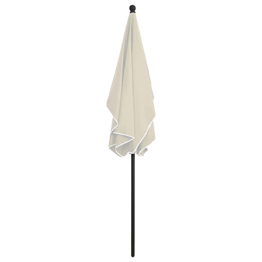Parasol Met Paal 210X140 Cm Kleurig Zand