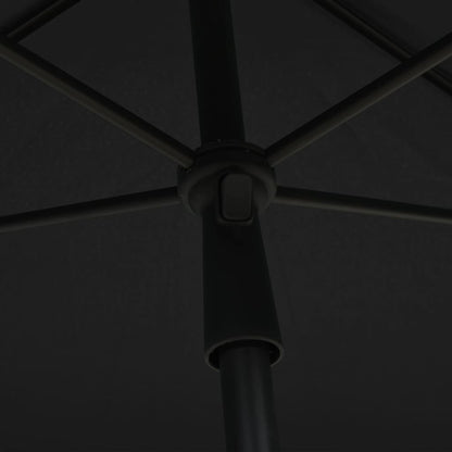 Parasol Met Paal 210X140 Cm Kleurig Antraciet