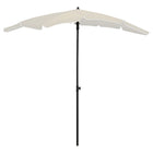 Parasol Met Paal 200X130 Cm Kleurig Zand