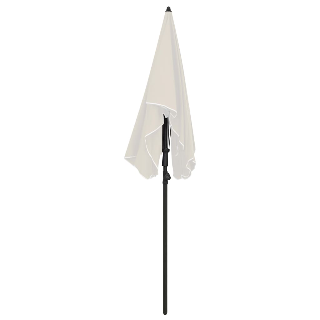 Parasol Met Paal 200X130 Cm Kleurig Zand