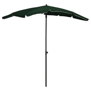 Parasol 200x130 cm groen kantelbaar