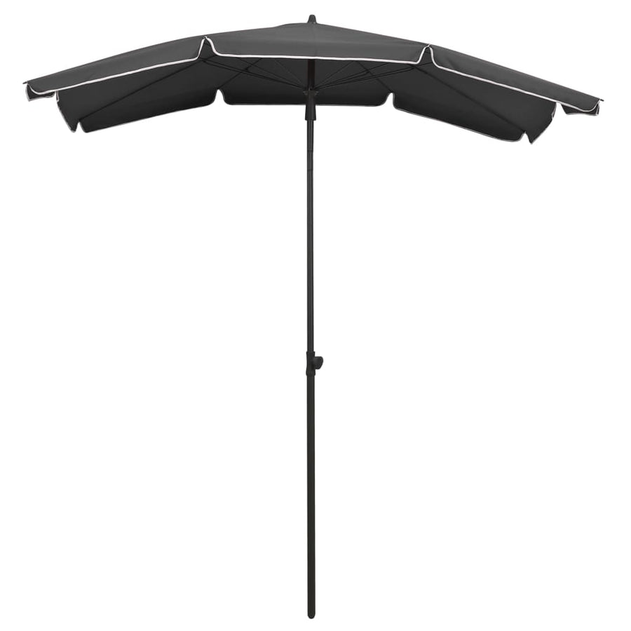 Parasol Met Paal 200X130 Cm Kleurig Antraciet