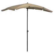 Parasol 200x130 cm taupe