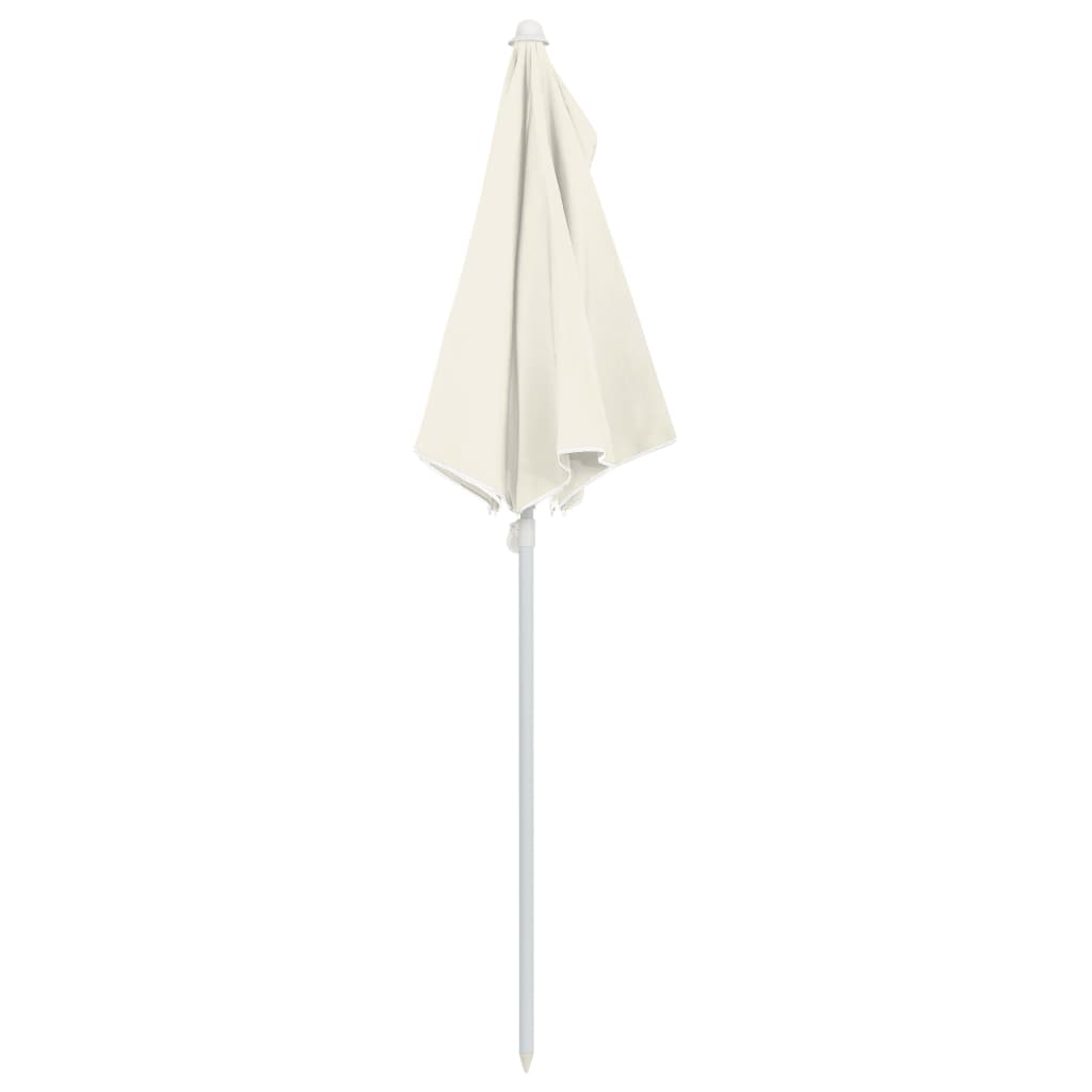 Parasol Half Met Paal 180X90 Cm Kleurig Zand