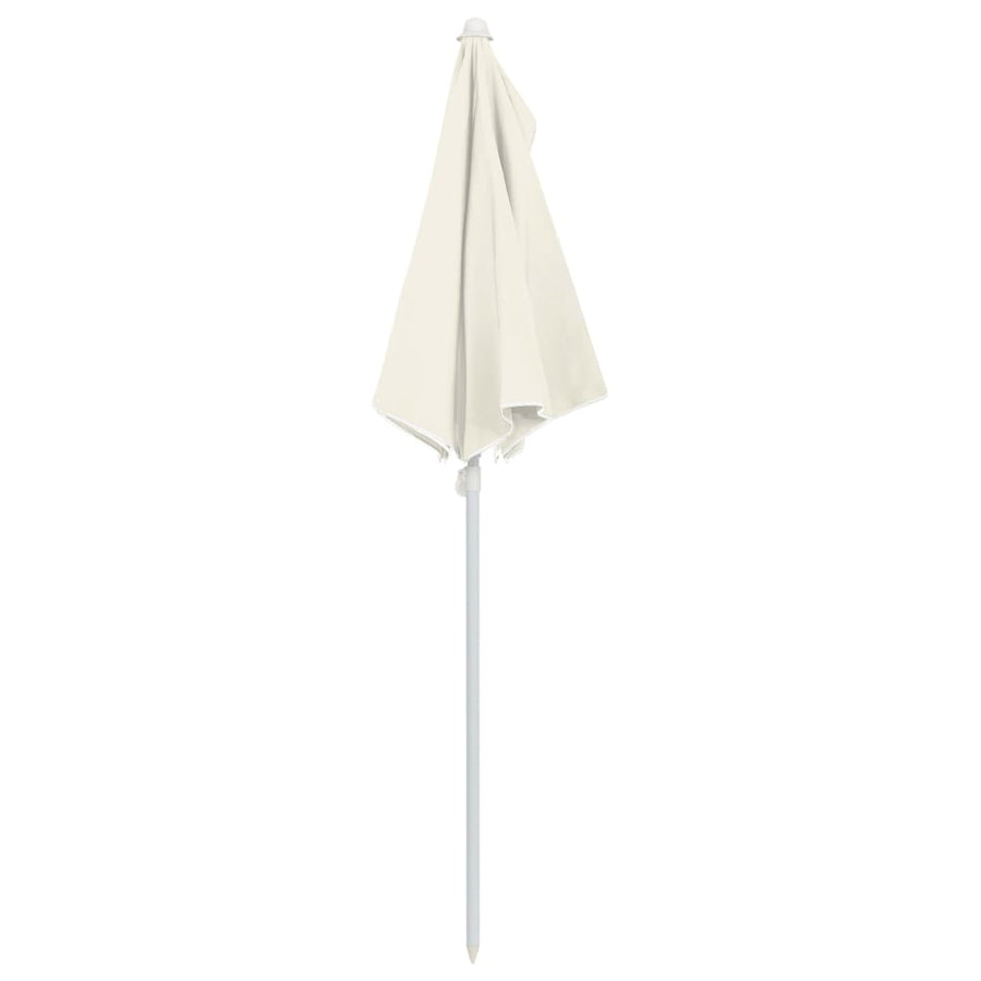 Parasol Half Met Paal 180X90 Cm Kleurig Zand