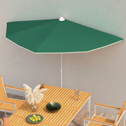Parasol half 180x90 cm groen