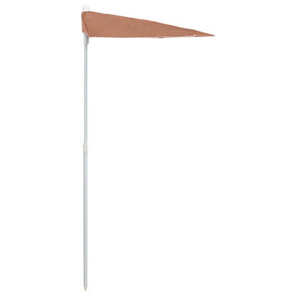 Parasol Half Met Paal 180X90 Cm Kleurig Terracotta