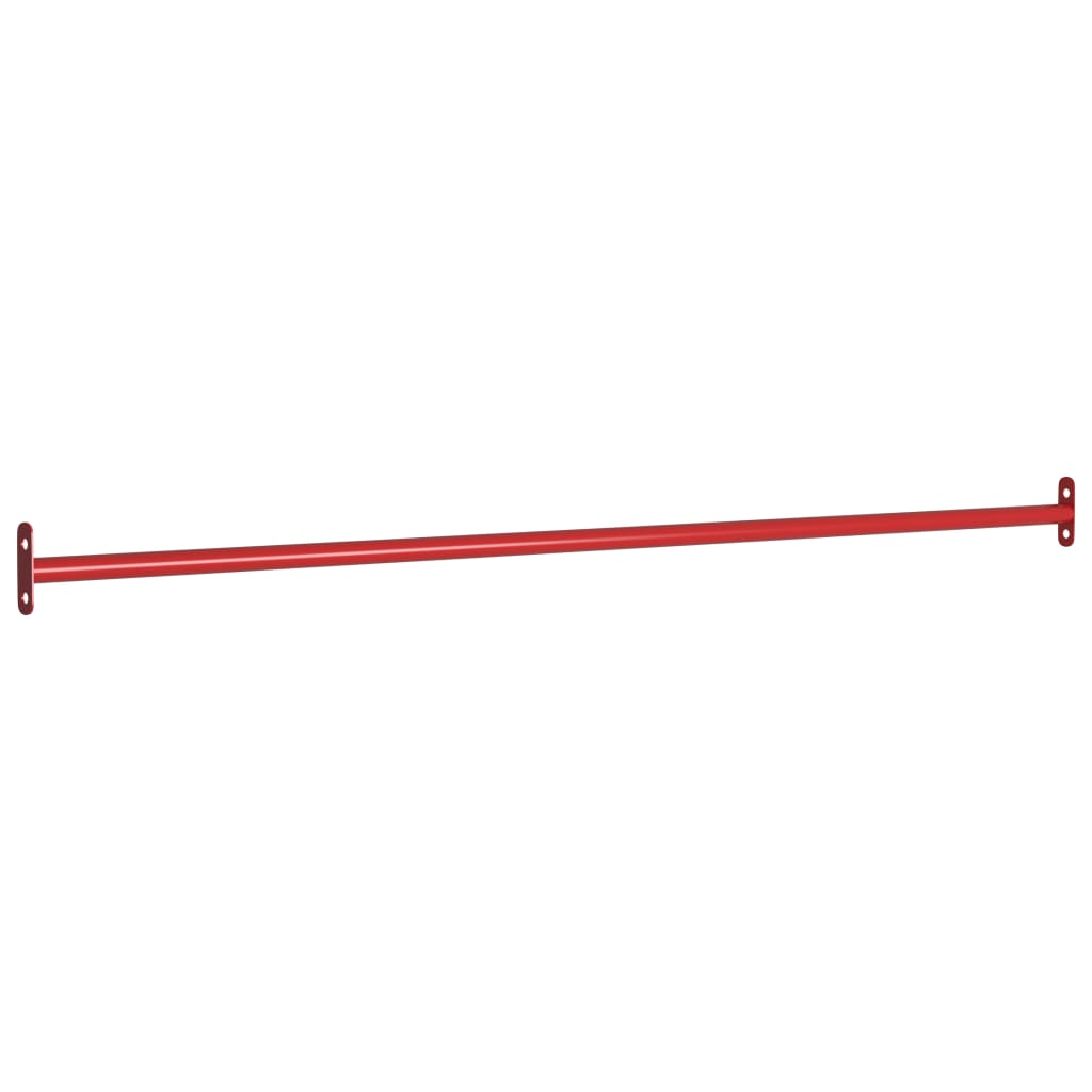 Rekstok 25 cm staal rood 1