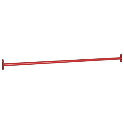 Rekstok 25 cm staal rood 1