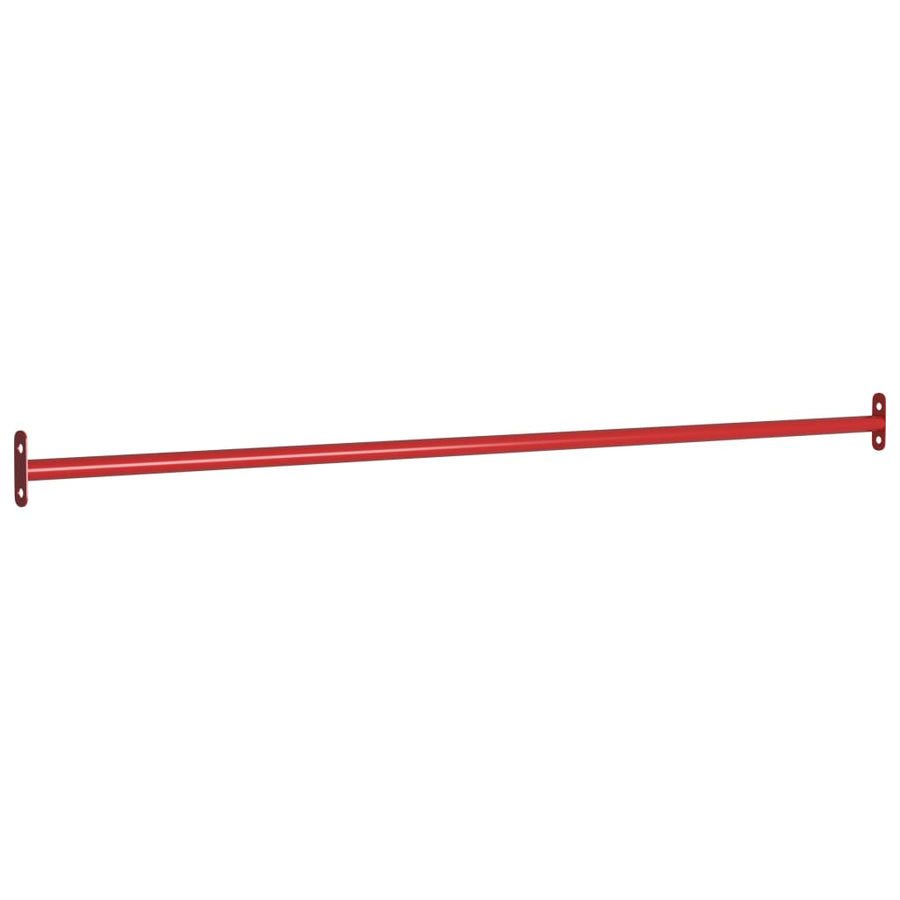 Rekstok 25 cm staal rood 1