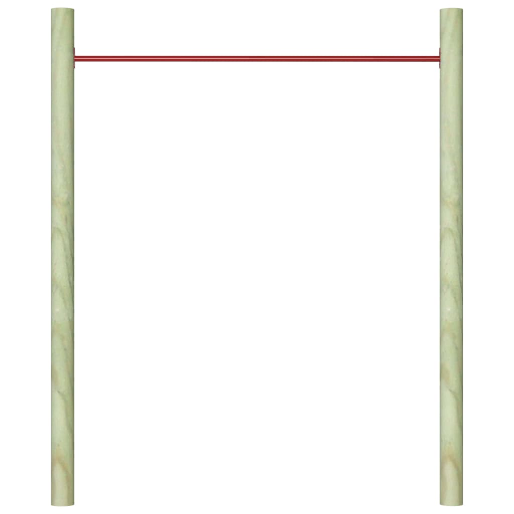 Rekstok 25 cm staal rood 1