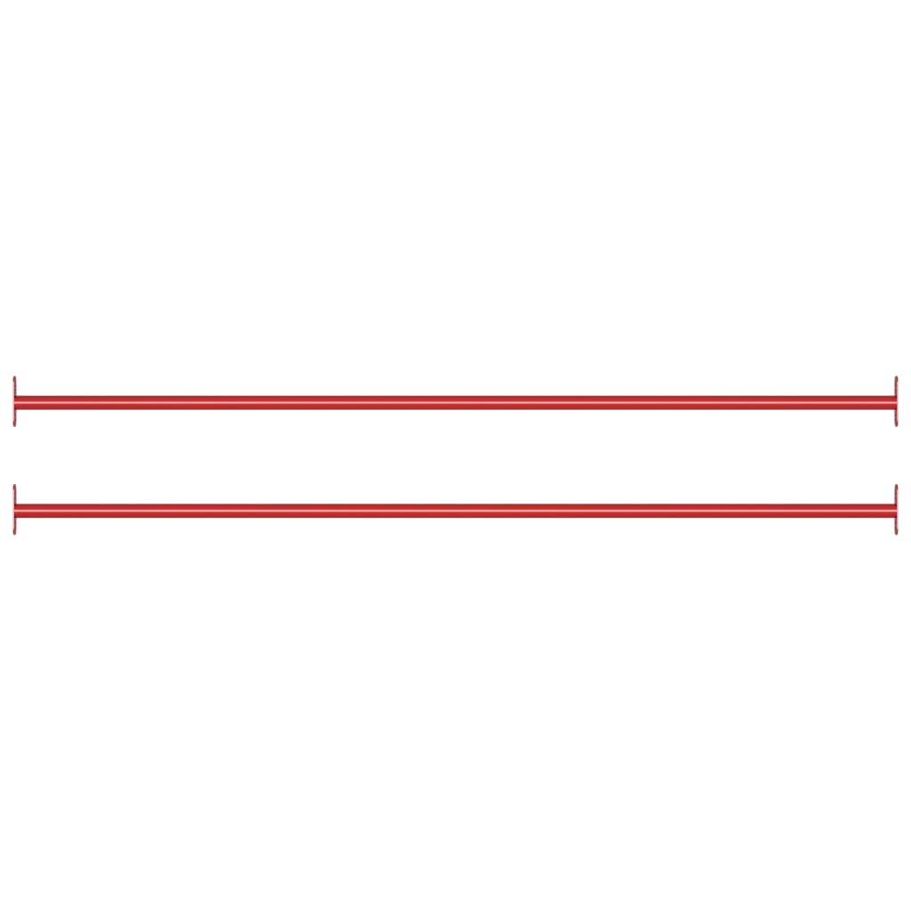 Rekstokken 125 Cm Staal Rood 2