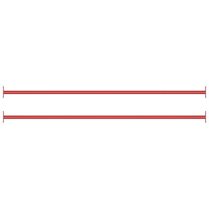 Rekstokken 125 Cm Staal Rood 2