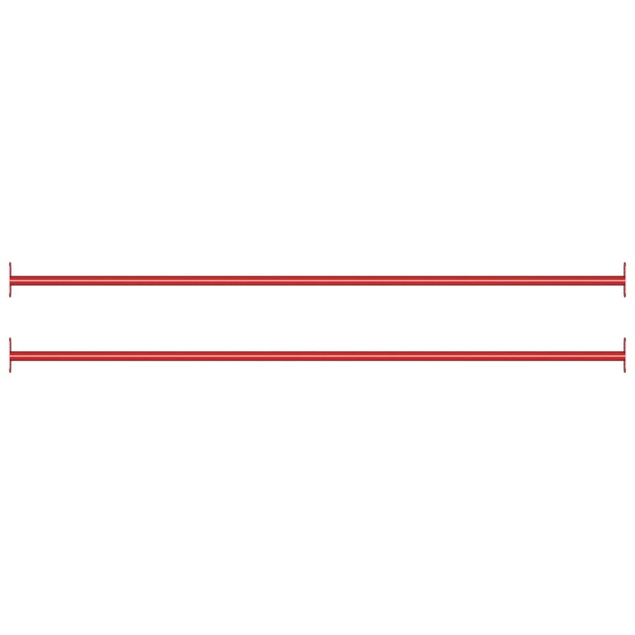 Rekstokken 125 Cm Staal Rood 2