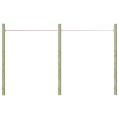 Rekstokken 125 Cm Staal Rood 2