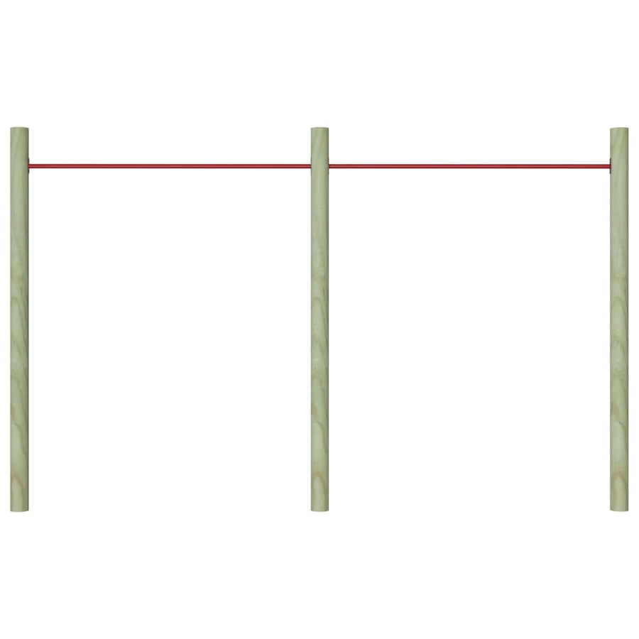 Rekstokken 125 Cm Staal Rood 2