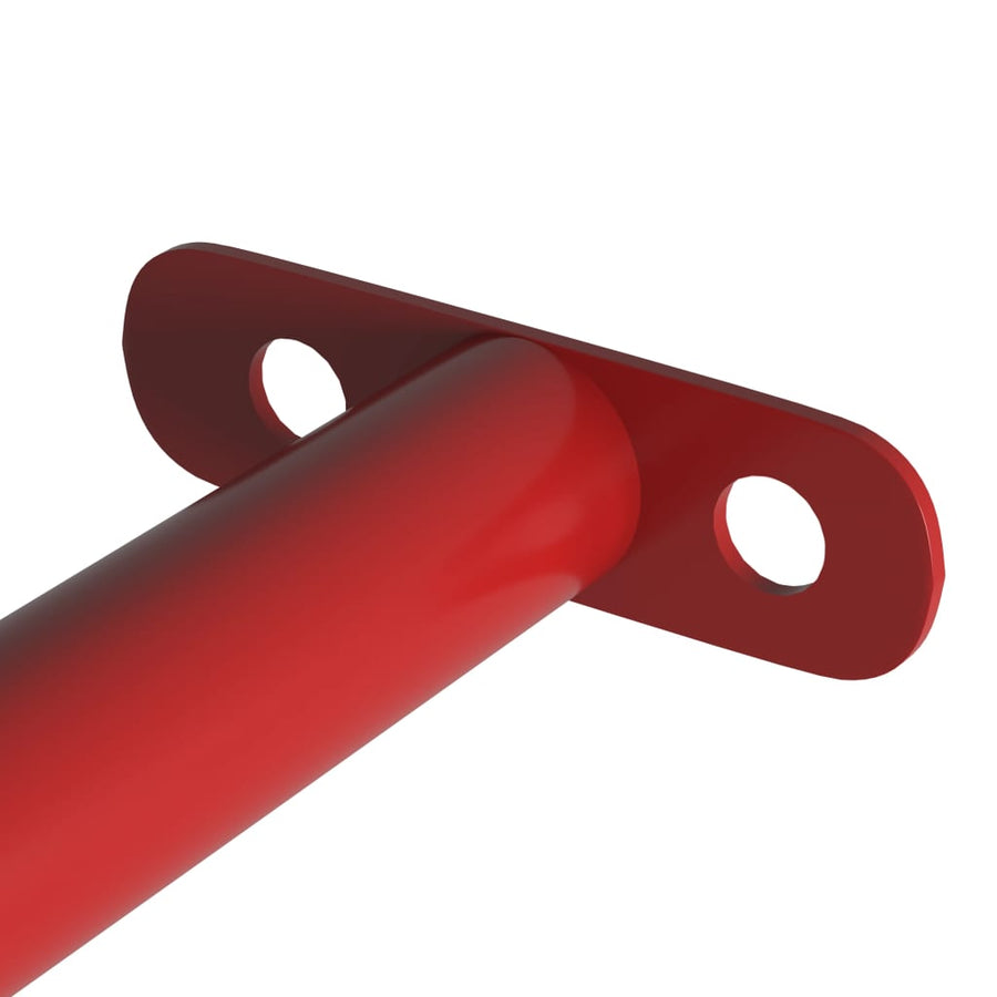 Rekstokken 125 Cm Staal Rood 2