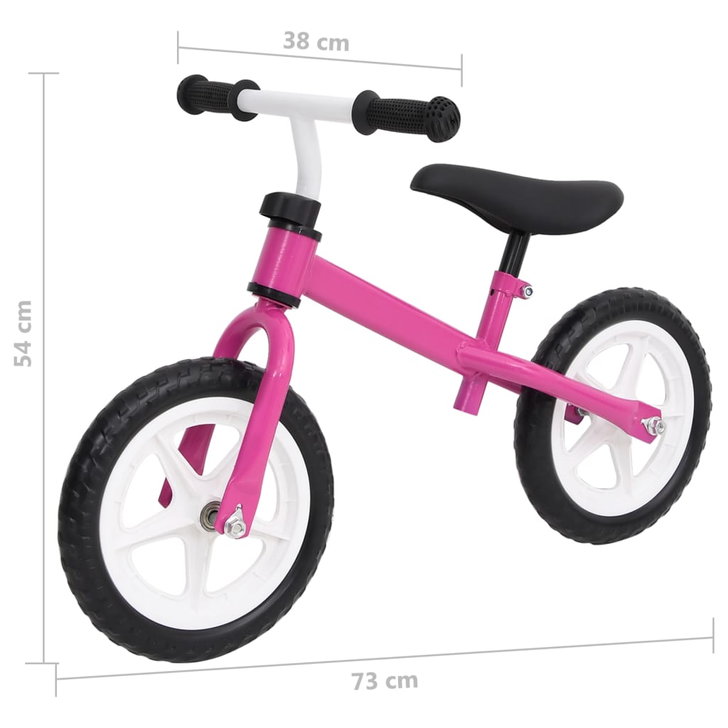 Loopfiets Met 9,5 Inch Wielen 9.5 inch Roze