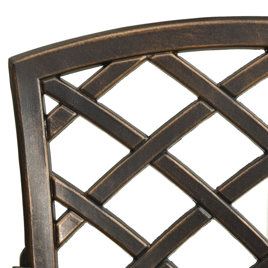 Tuinstoelen Gietaluminium Kleurig 4 Brons