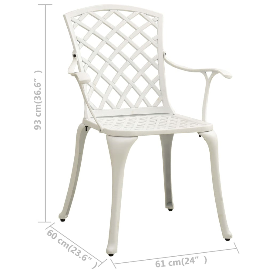 Tuinstoelen Gietaluminium 2
