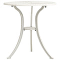 Tuintafel 62x62x65 cm gietaluminium wit