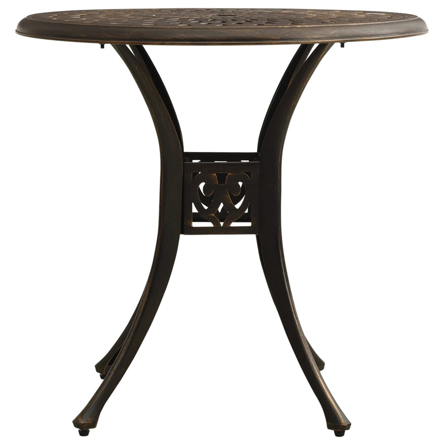 Tuintafel Gietaluminium Kleurig 78 x 78 x 72 cm Brons