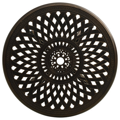 Tuintafel Gietaluminium Kleurig 78 x 78 x 72 cm Brons